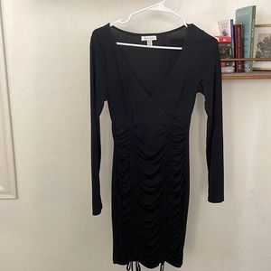 TOPSHOP - Black long sleeve dress